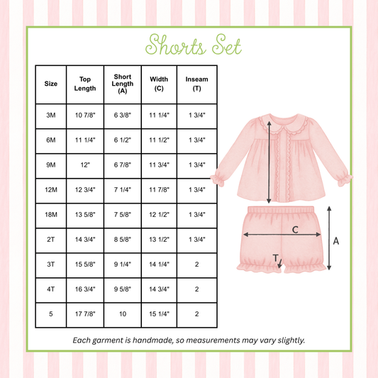 Girls Rose Garden Bloomer Set