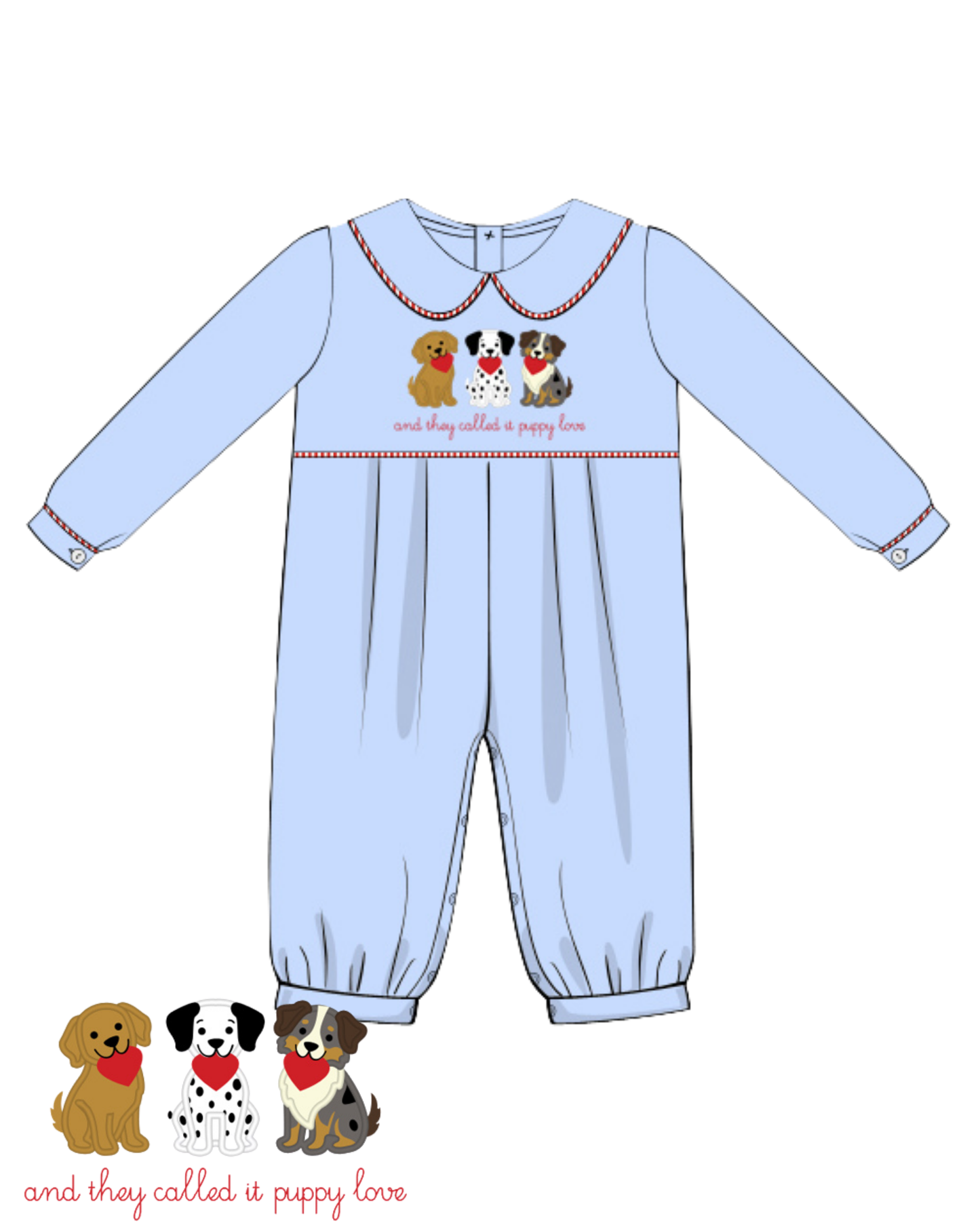 And They Called It Puppy Love Romper