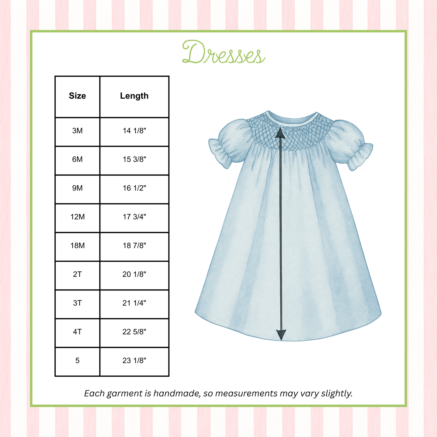 Conversation Hearts Name Smock Dress