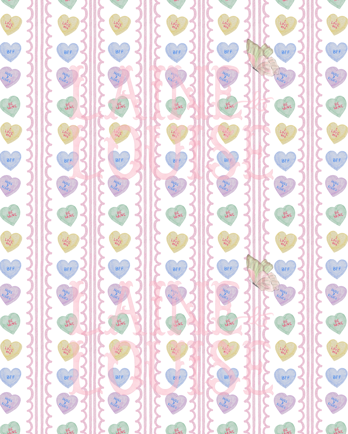 Conversation Hearts Dolly Match