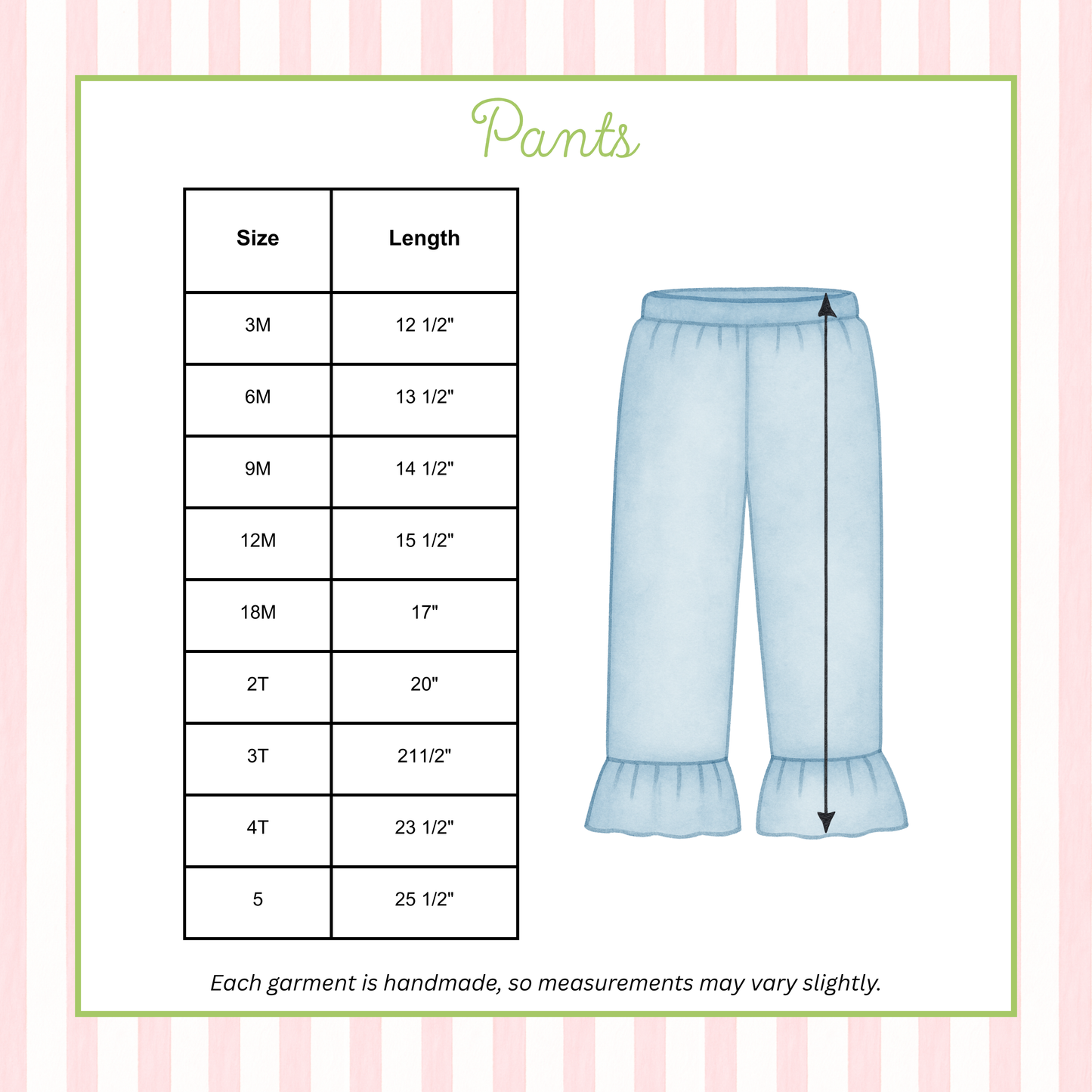 Rosette Hearts Pants Set