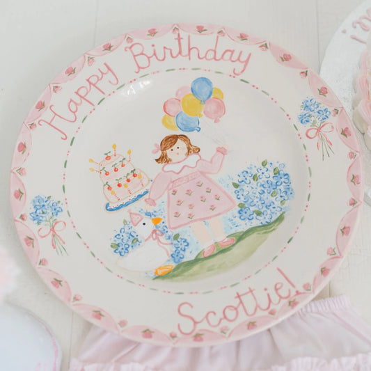 Painted Birthday Plate