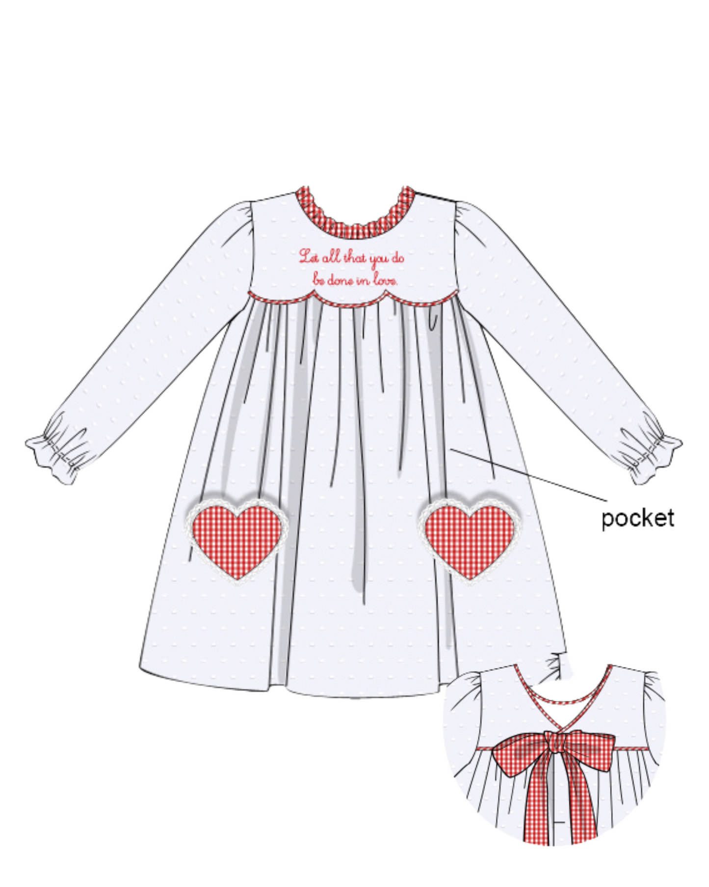 Girls Done in Love Dress