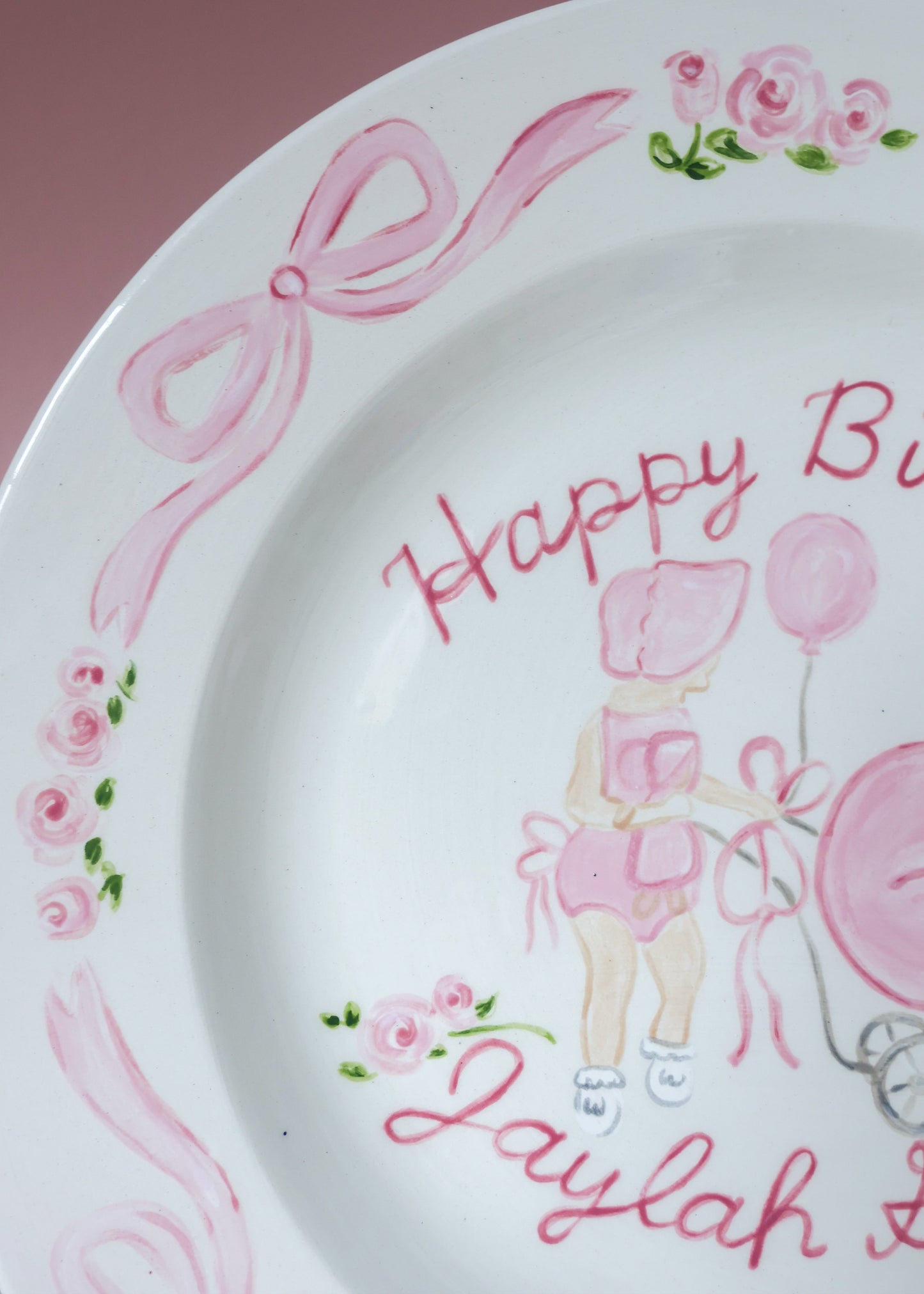 Doll Birthday Plate