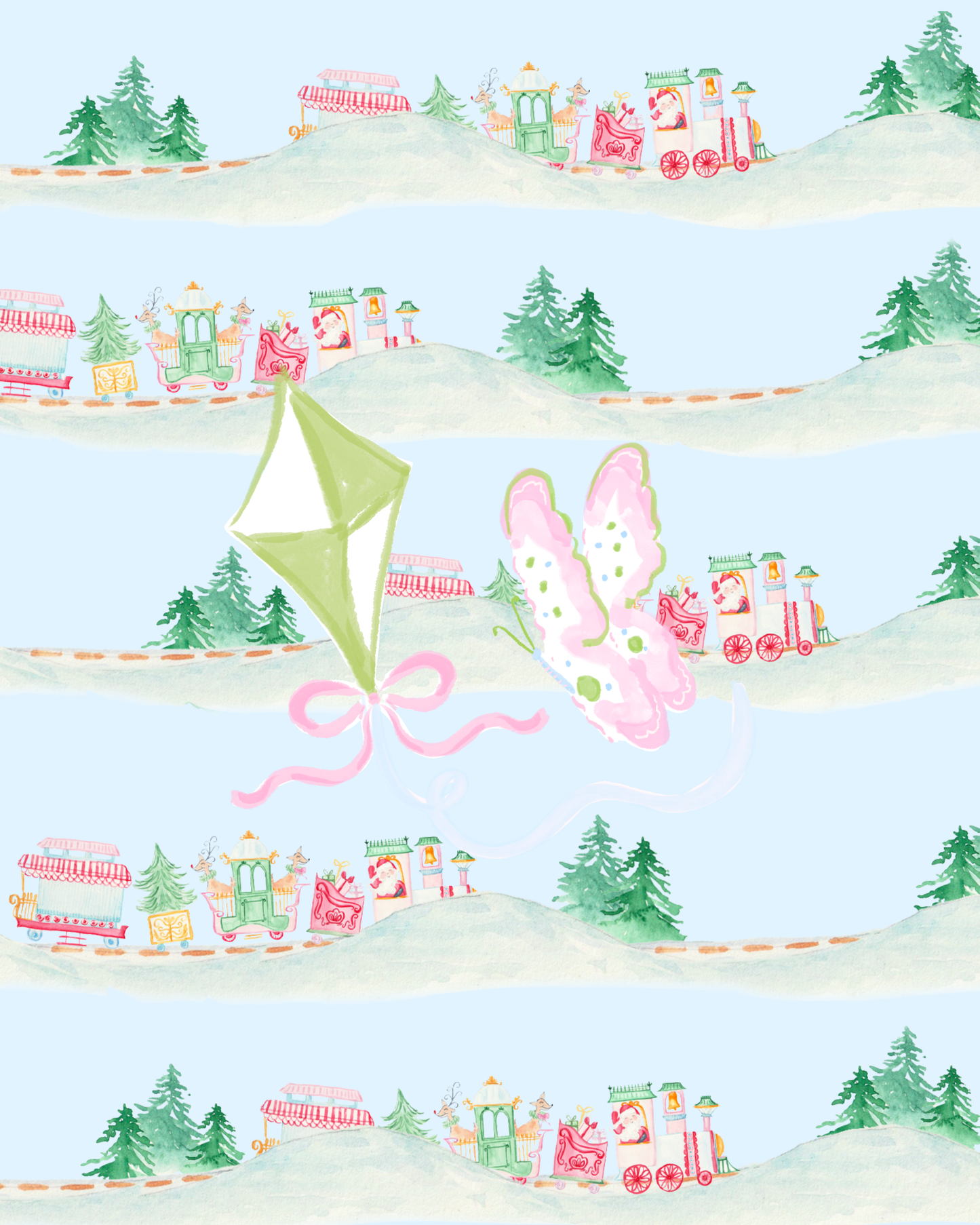 Train Quilted Smocked Collection