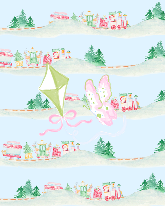 Train Quilted Smocked Collection