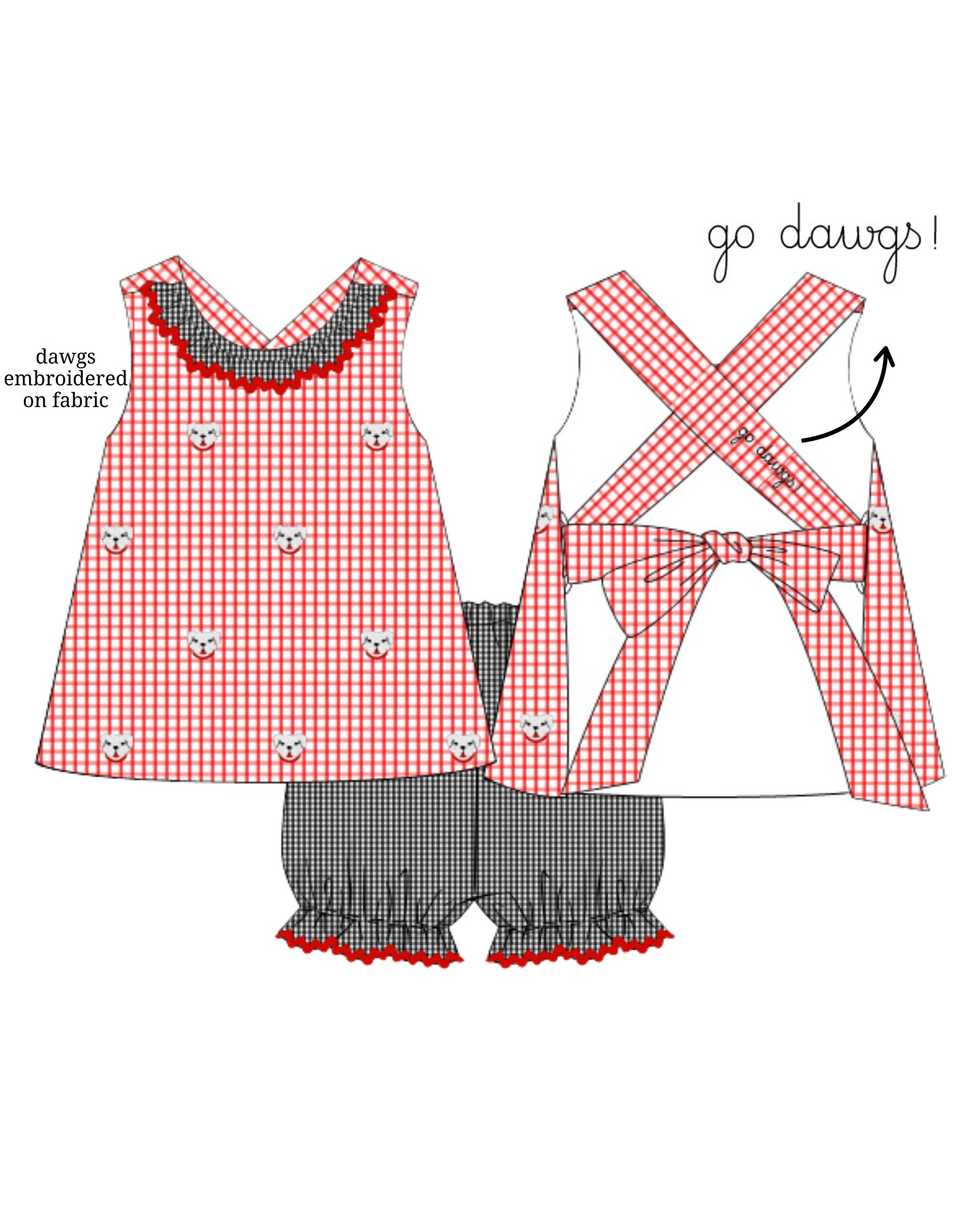 Dawg Days Shorts Set (early Sept. ETA)
