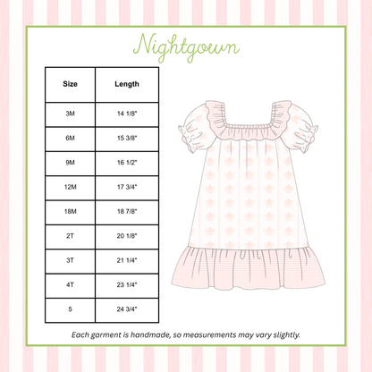 Birthday Dolly White Nightgown (Dec. ETA)