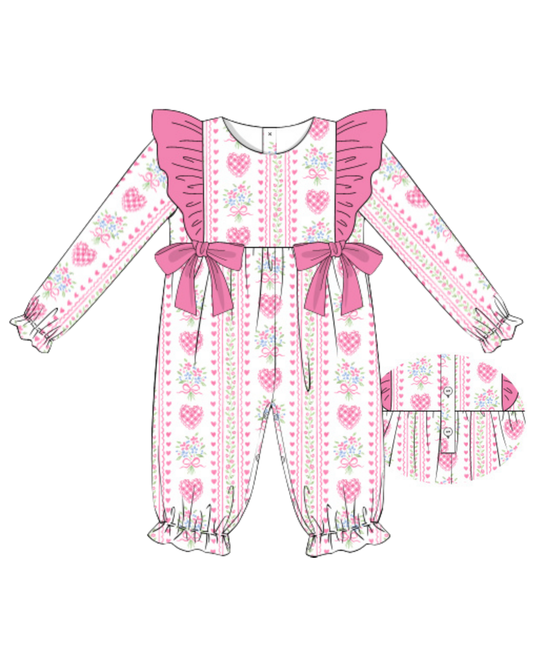 Valentine's Bouquet Romper