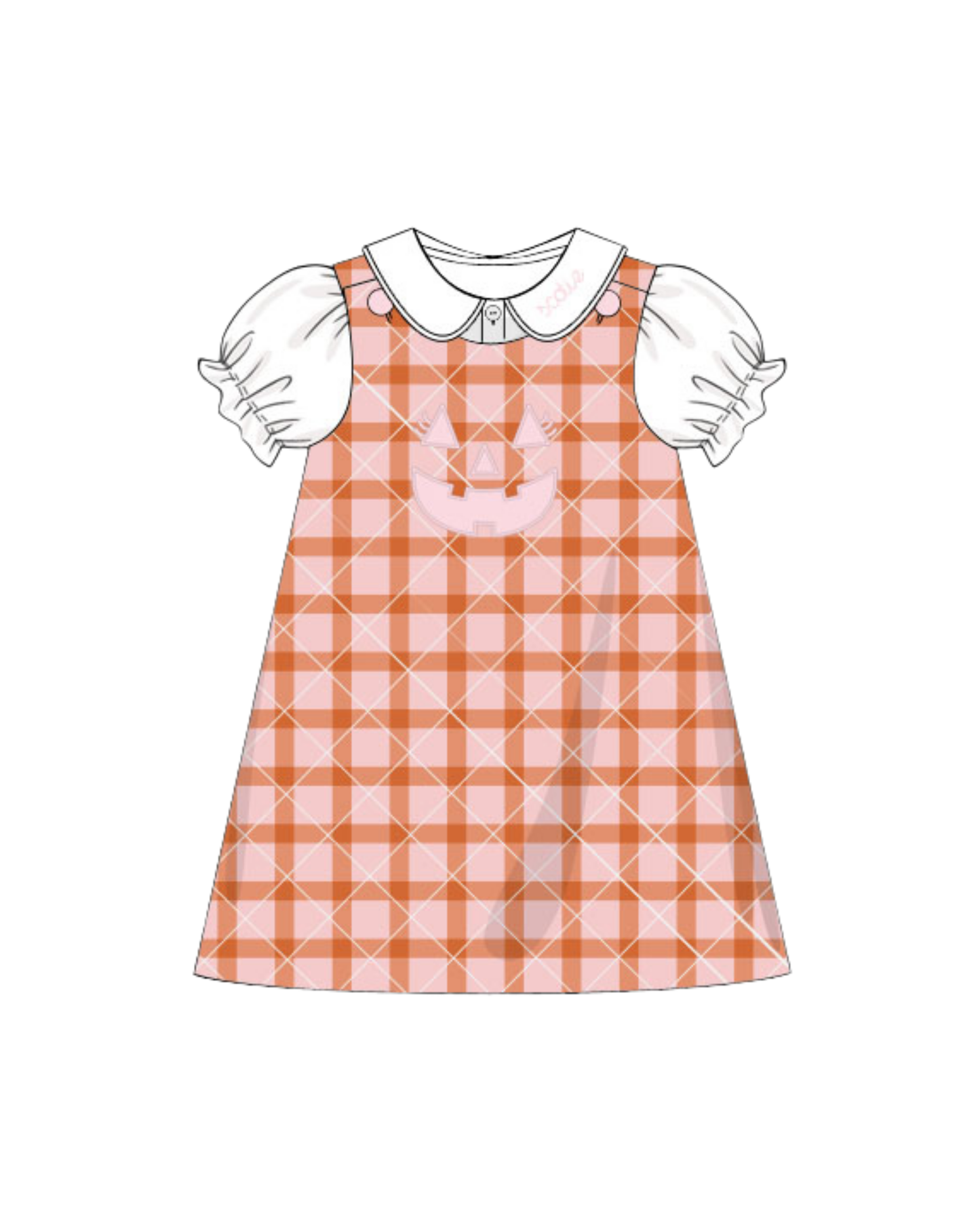 Girls Pumpkin Patch Dress