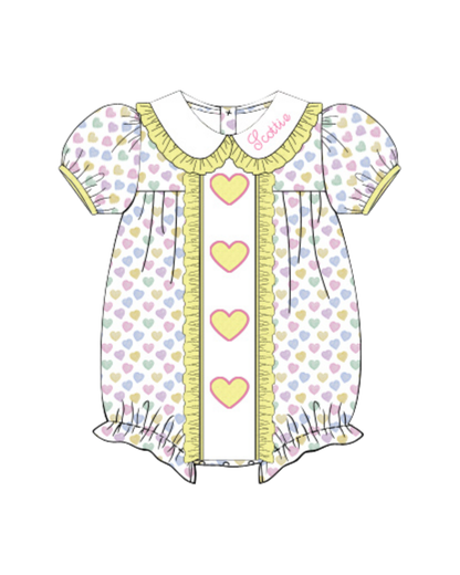 Pastel Hearts Bubble