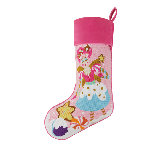 Sugar Plum Needlepoint Stocking