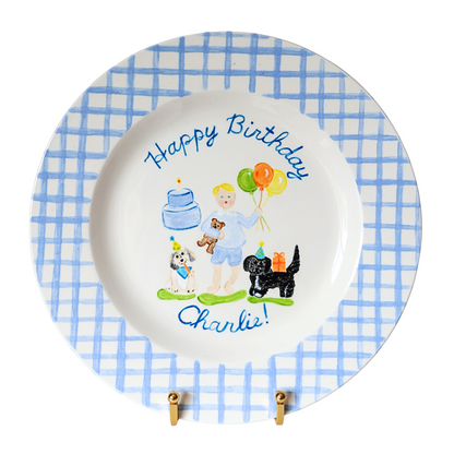 Painted Birthday Plate