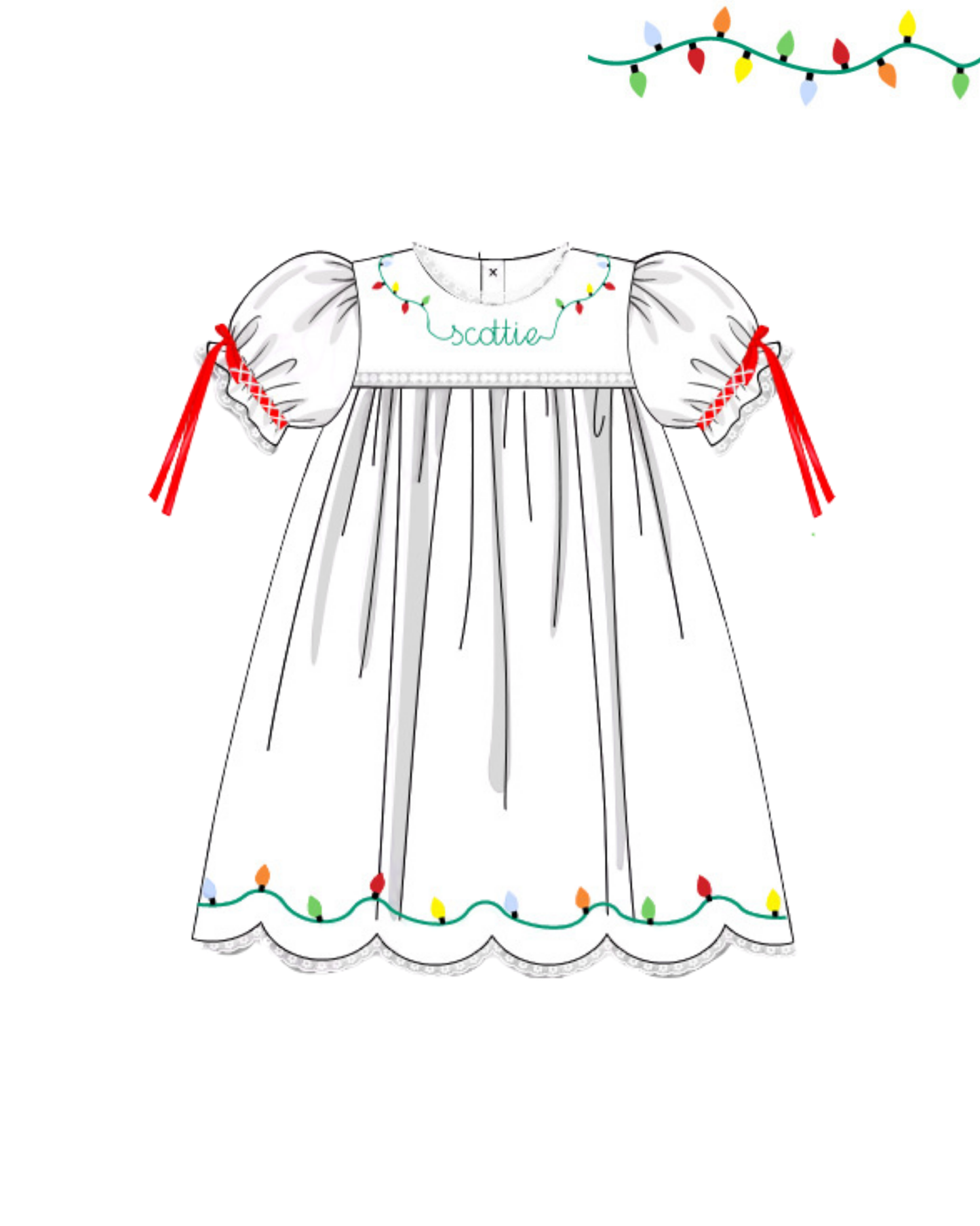 Lights Heirloom Girls Dress