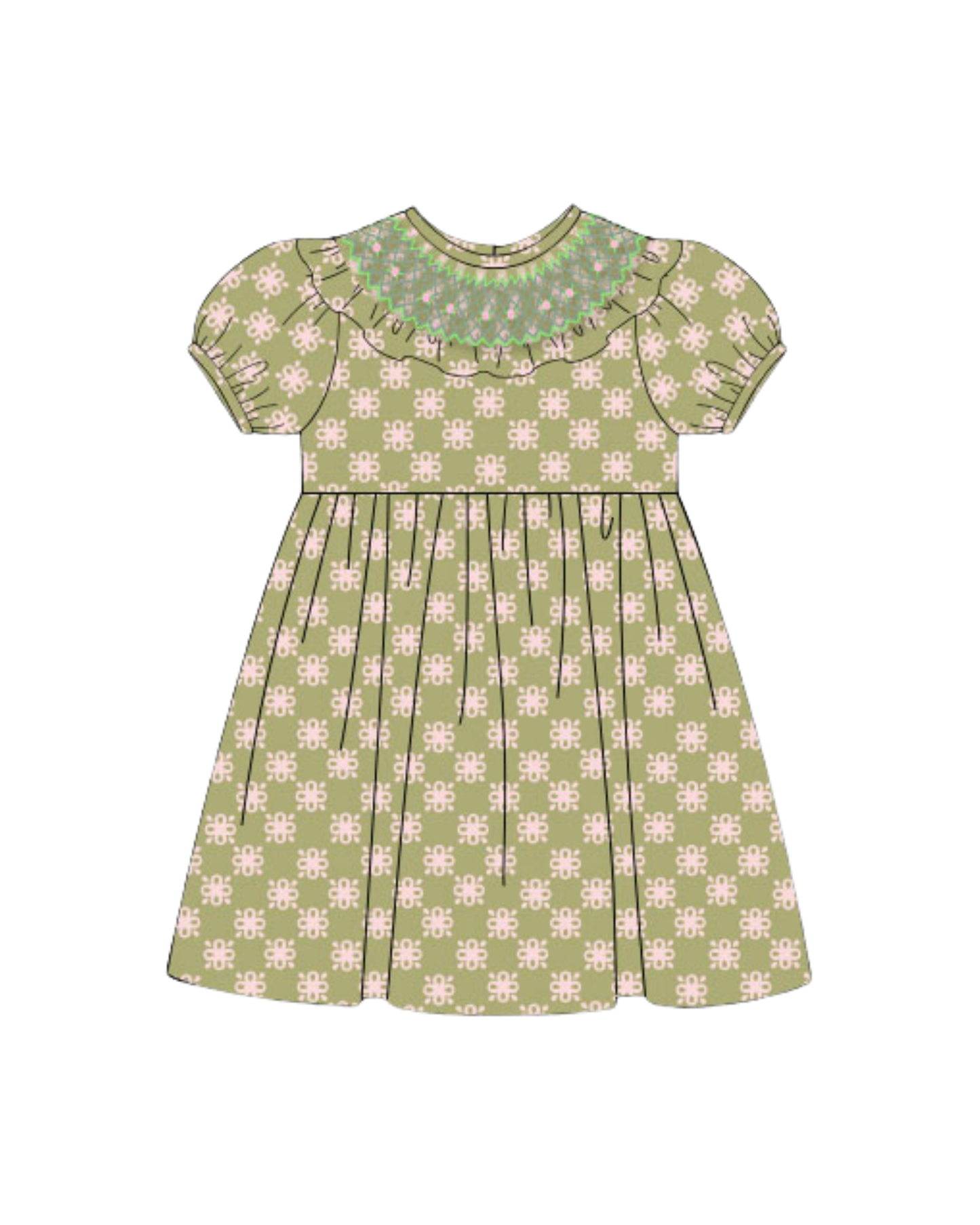Autumn Posies Dress