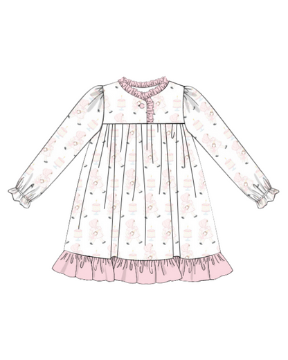 Birthday Dolly White Nightgown (Dec. ETA)