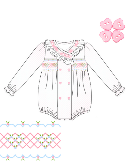 Rosette Hearts Bubble