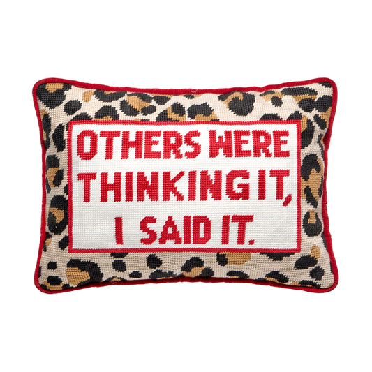 Unfiltered Needlepoint Pillow