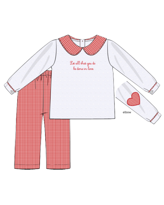 Boys Done in Love Pants Set