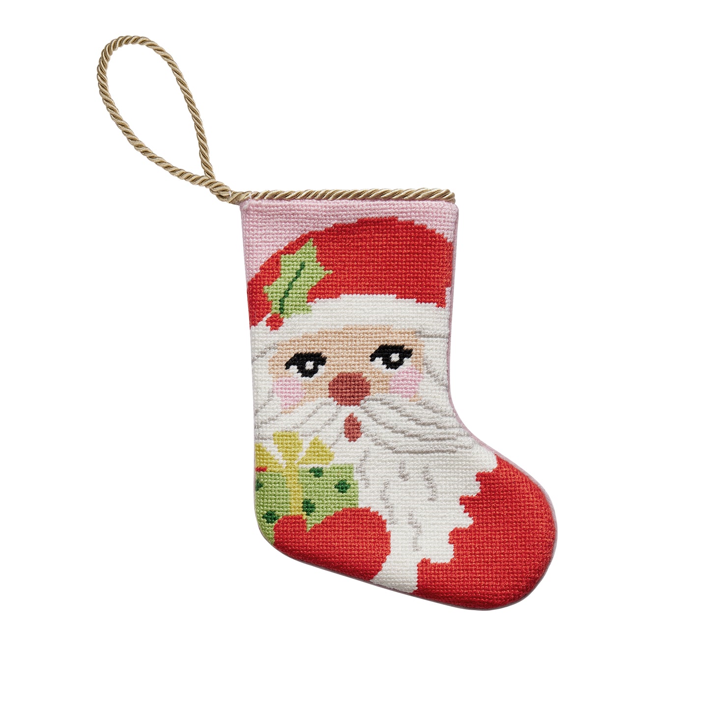 Mini Needlepoint Stocking