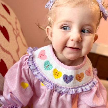 Conversation Hearts SWEETHEART Smock Bubble