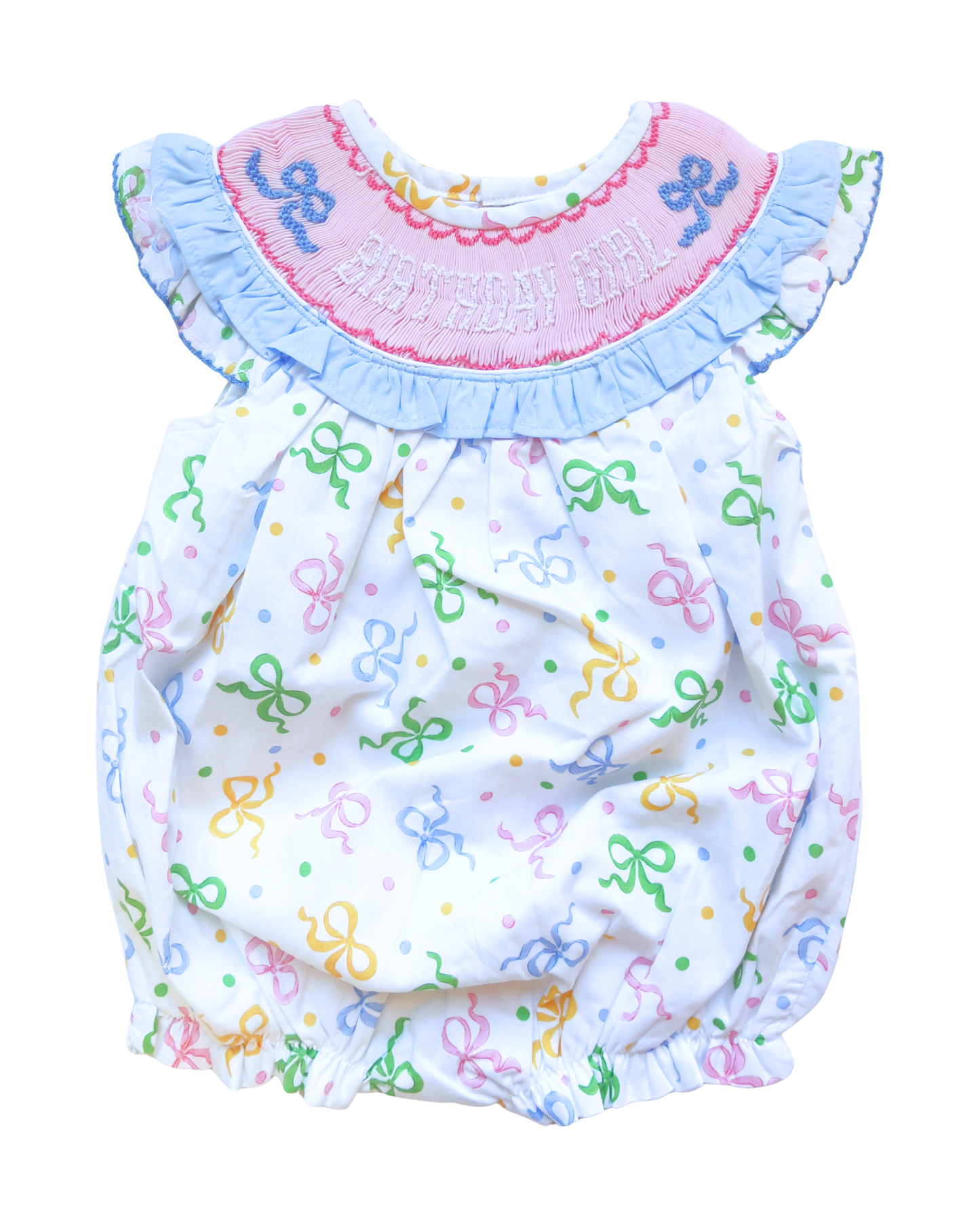 "BIRTHDAY GIRL" Smock Bubble