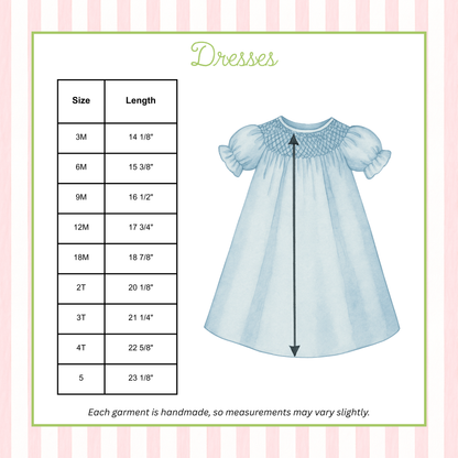Conversation Hearts Name Smock Dress