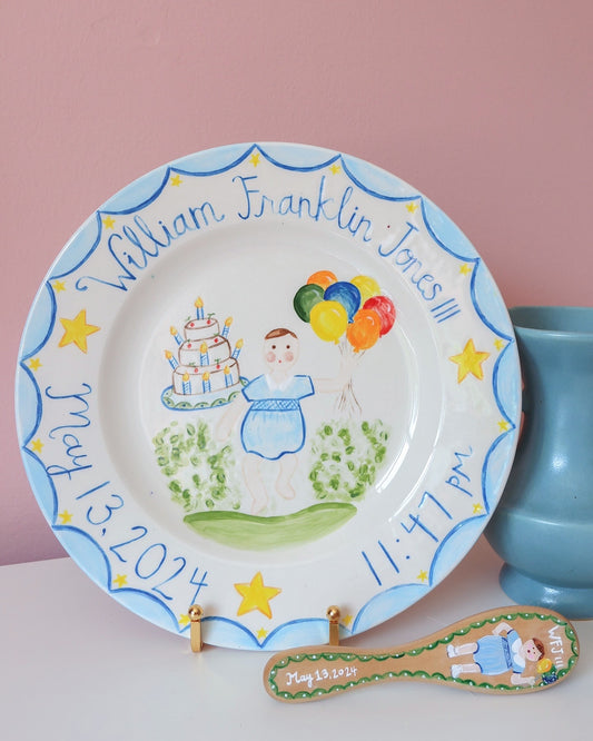 Classic Birthday Boy Plate