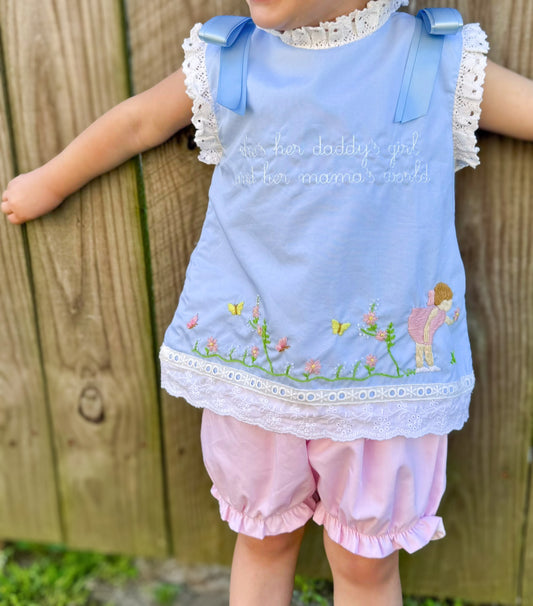 Daddy's Girl Mama's World Shorts Set (June ETA)