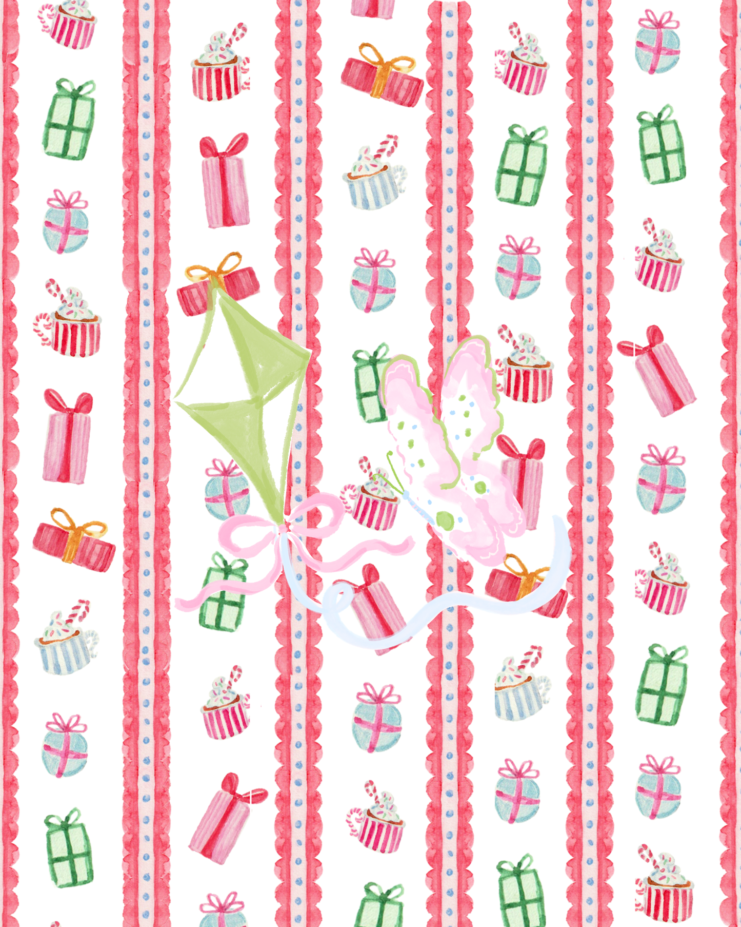 Christmas Morning Name Smock Dress