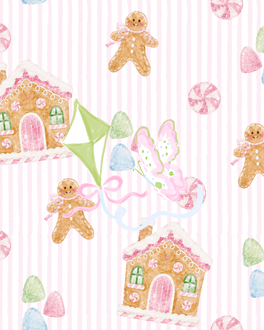 Gingerbread Smocked Legging Set
