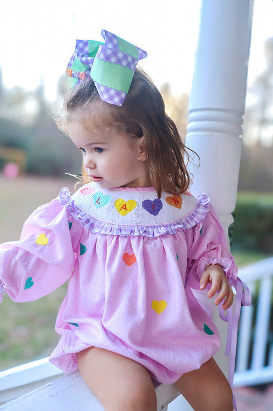 Conversation Hearts SWEETHEART Smock Bubble