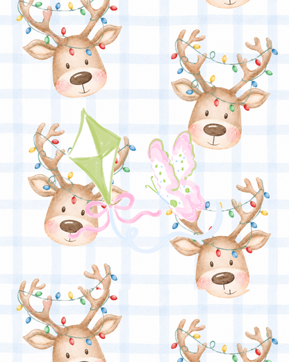 Reindeer Name Long Romper