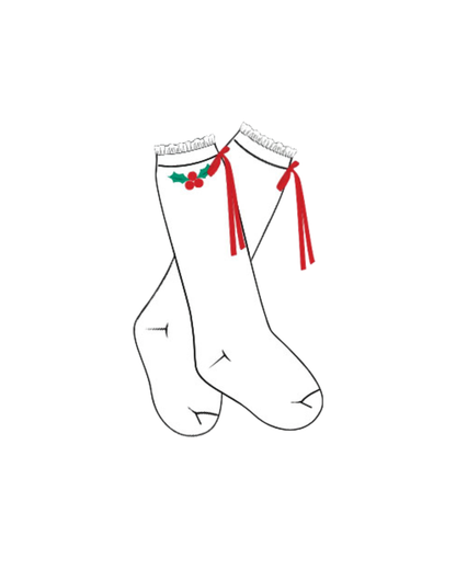 Holly Heirloom Socks
