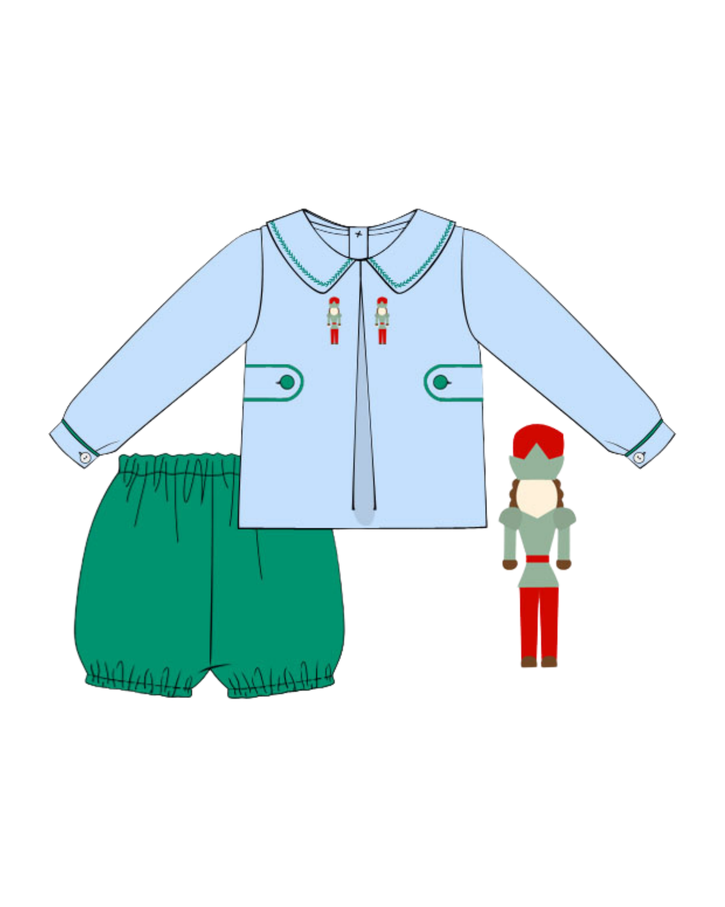 Nutcracker Bloomer Set