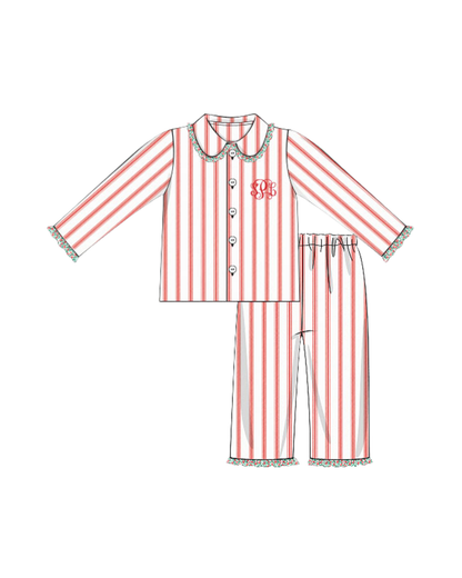 Christmas Morning Family Pajamas Girls Set