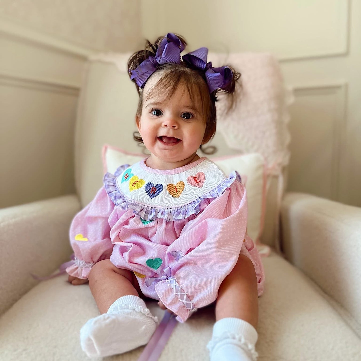 Conversation Hearts SWEETHEART Smock Bubble