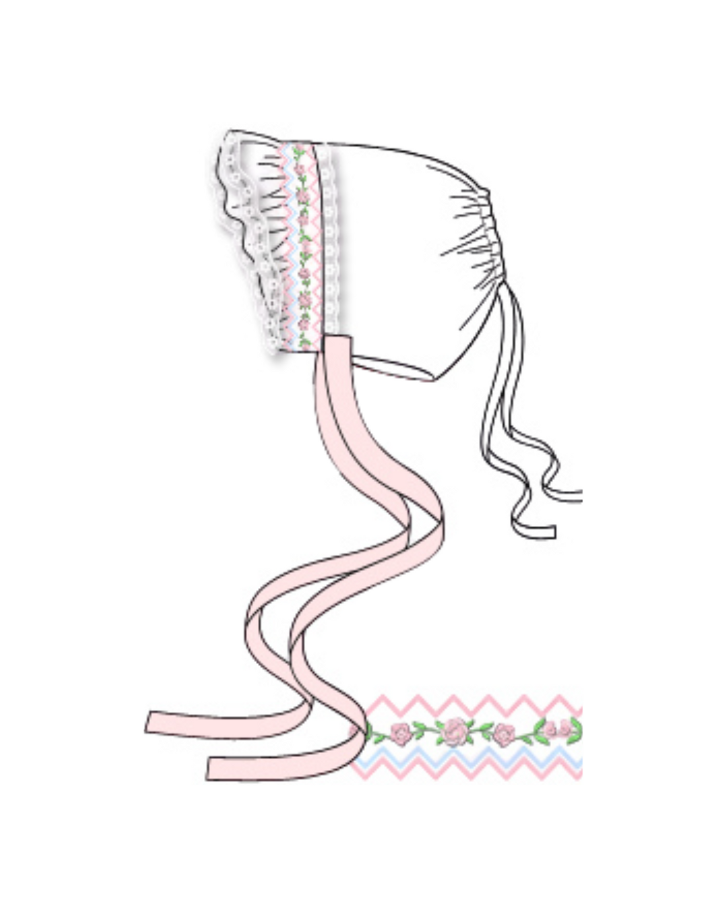 Heirloom Floral Bonnet (Dec. ETA)