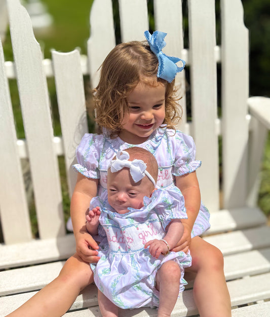 Smocked Daddy's Girl Bubble