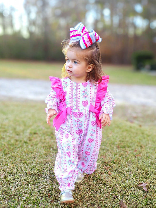 Valentine's Bouquet Romper