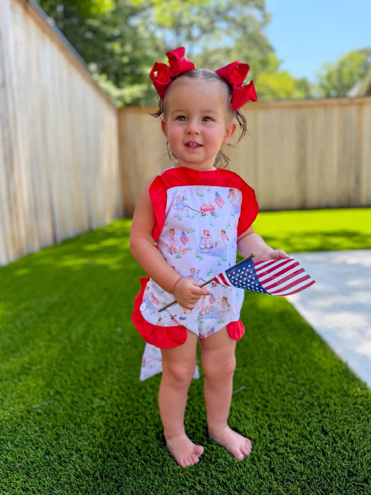 Girls Americana Afternoons Sunsuit