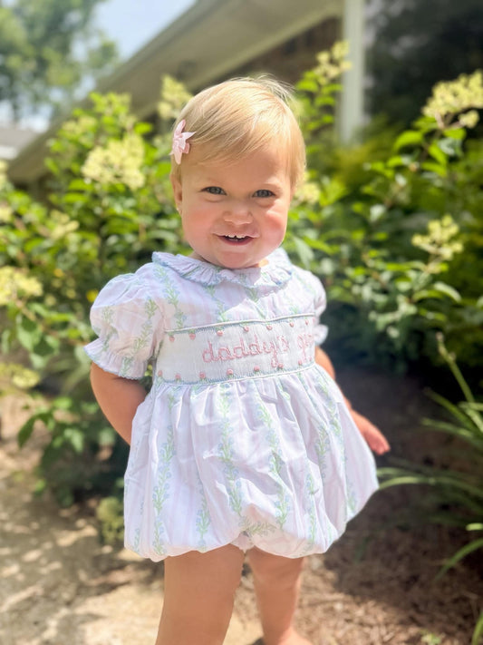 Smocked Daddy's Girl Bubble