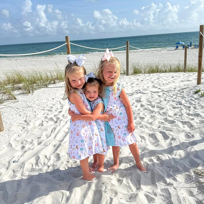 Girls Turquoise Tides Dress