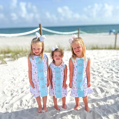 Girls Turquoise Tides Dress