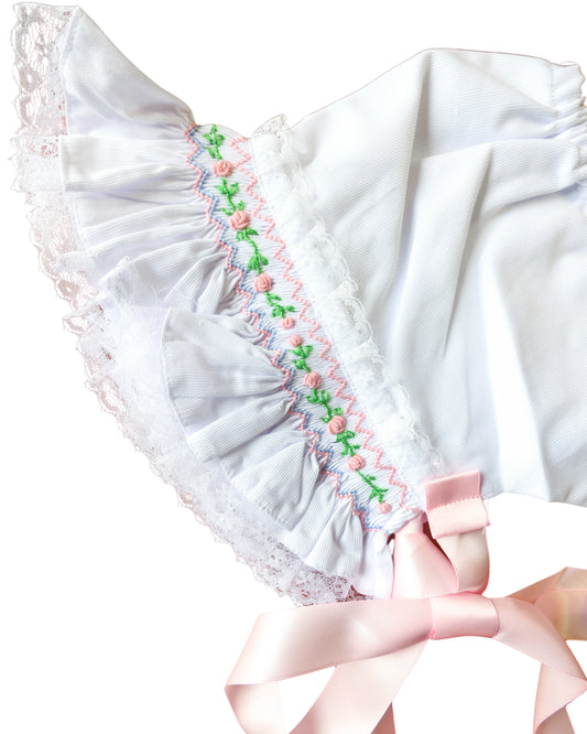 Heirloom Floral Bonnet