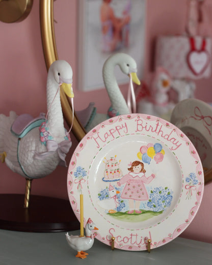 Goose Birthday Plate