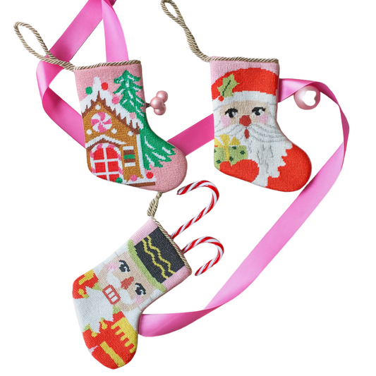 Mini Needlepoint Stocking
