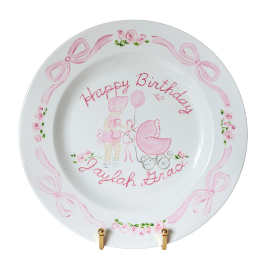 Doll Birthday Plate
