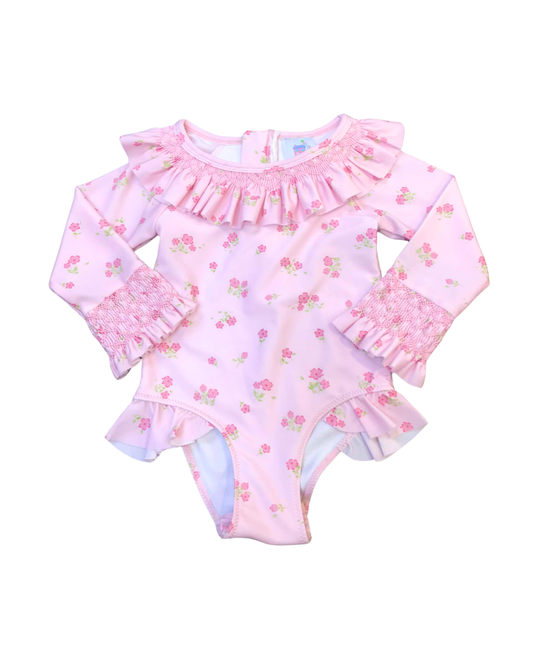 Petite Posey Rashguard Swimsuit