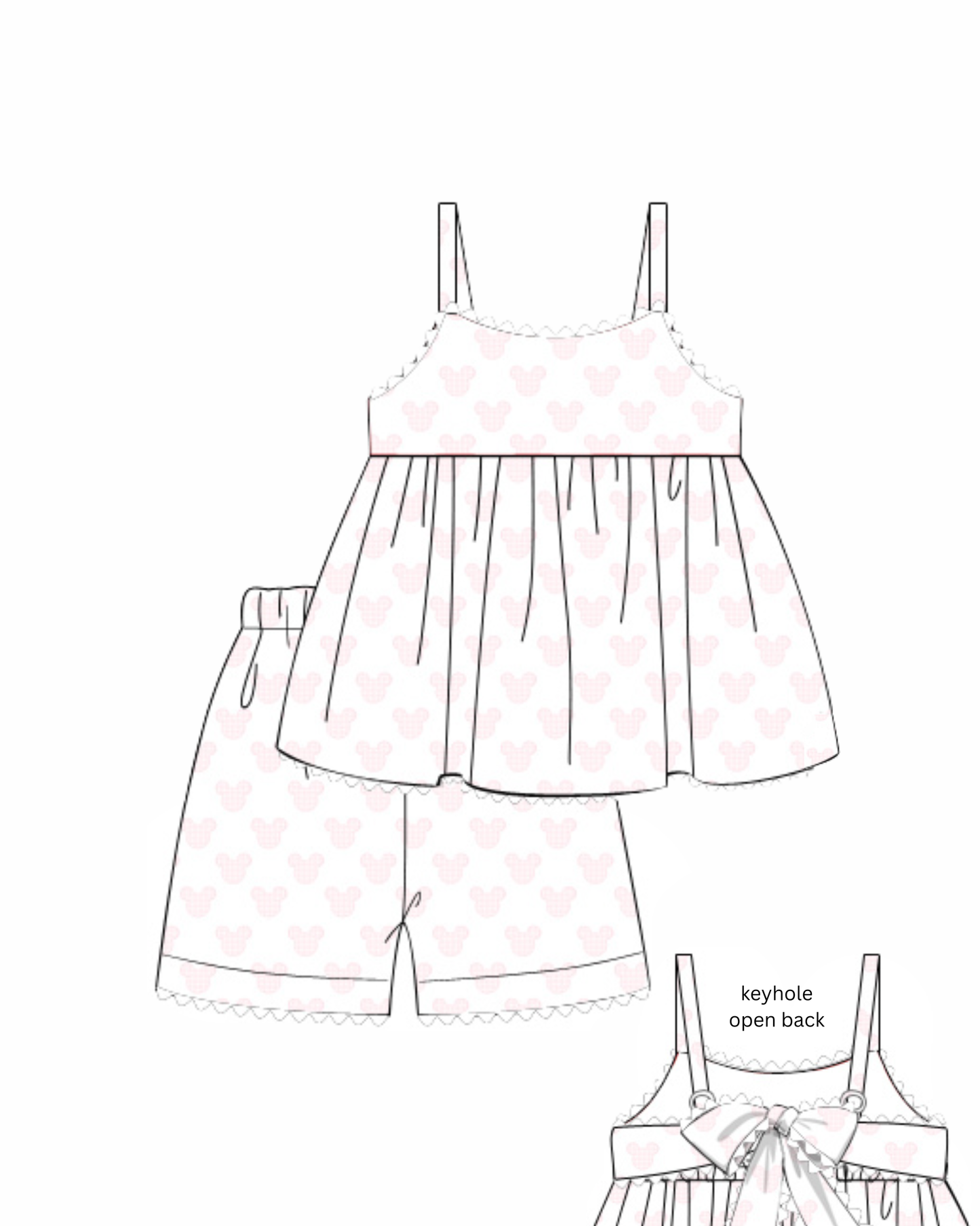 Girls Magical Days Shorts Set